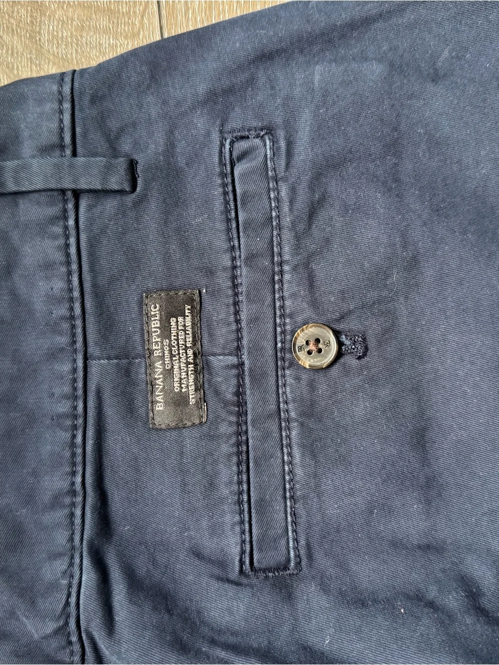 Banana Republic Men's Navy Chino Pants